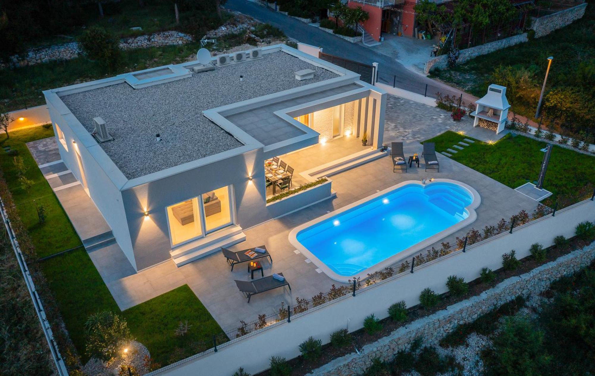 Villa Paradiso Adriatico Kaštela Eksteriør billede